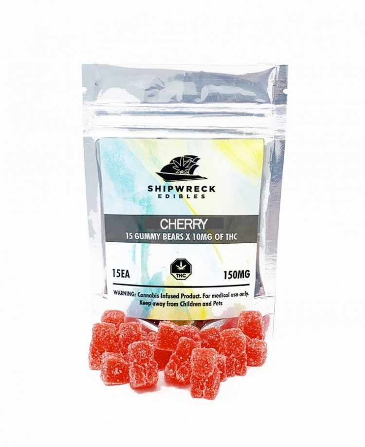www.rentingglobal.com, renting, global, Vancouver, BC, Canada, edible, SHIPWRECK – CHERRY GUMMY BEARS
