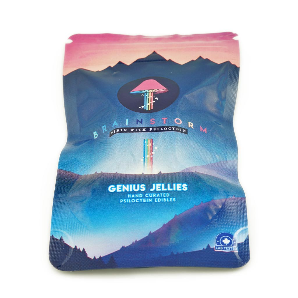 www.rentingglobal.com, renting, global, Vancouver, BC, Canada, edibles, Brainstorm Genius Jelly – 1x 1500mg Psilocybin