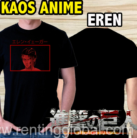 www.rentingglobal.com, renting, global, Jl. Ikan Arwana, Tambakrejo, Kec. Waru, Kabupaten Sidoarjo, Jawa Timur, Indonesia, kaos anime eren,attack on titan,kaos wibu,kaos anime gepeng,shingeki no kyujin,wibu garis keras, kaos t-shirt anime attack on titan eren kaos kwalitas distro full colour murah istimewa