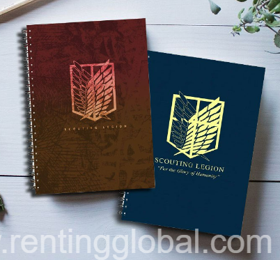 www.rentingglobal.com, renting, global, Jl. Ikan Arwana, Tambakrejo, Kec. Waru, Kabupaten Sidoarjo, Jawa Timur, Indonesia, notebook,notebook anime,note book aot,aot,shingeki,buku, note book / buku / anime custom gambar bebas ukuran a5 full colour