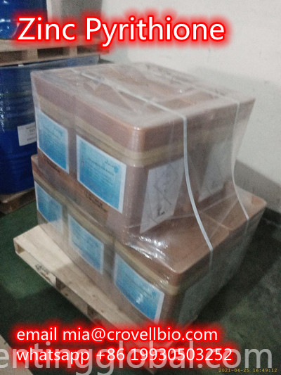 ZINC PYRITHIONE ZPT POWDER CAS 13463-41-7 MANUFACTURER SUPPLIER IN CHINA (mia@crovellbio.com