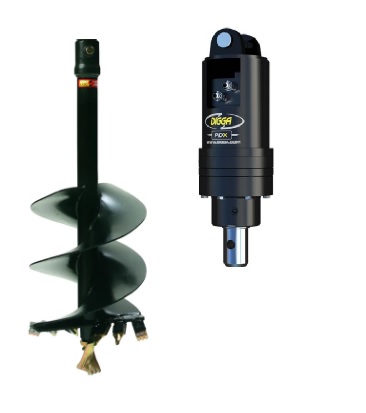 Auger Attachment for 3 Ton Digger hire