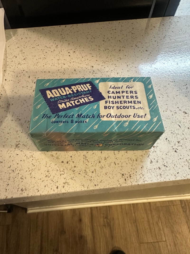 AquaPur Waterproof Matches - Ideal for Outdoor Use