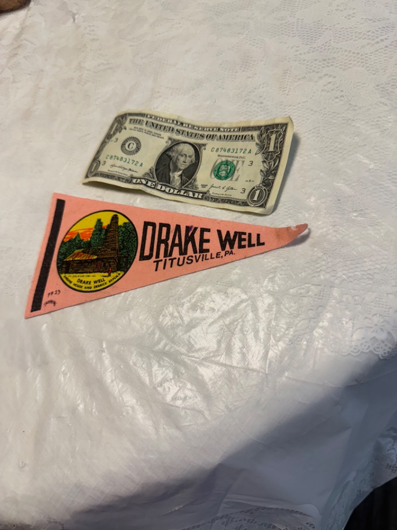Drake Well Souvenir Pennant