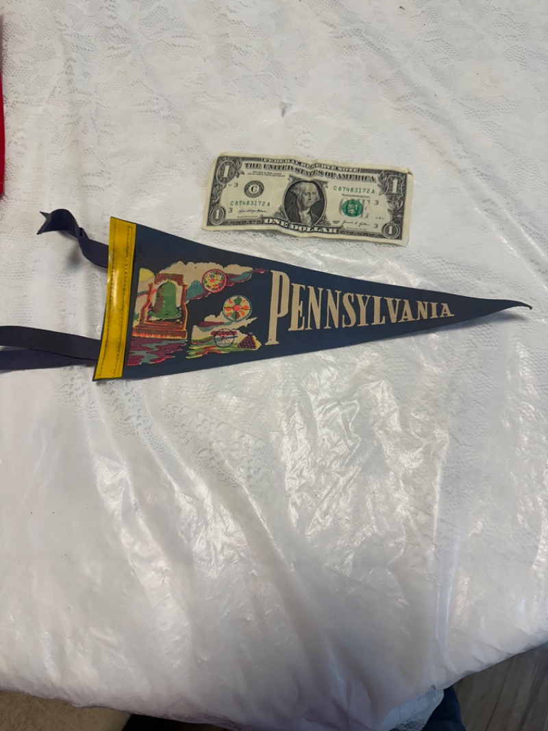 Vintage Pennsylvania Pennant