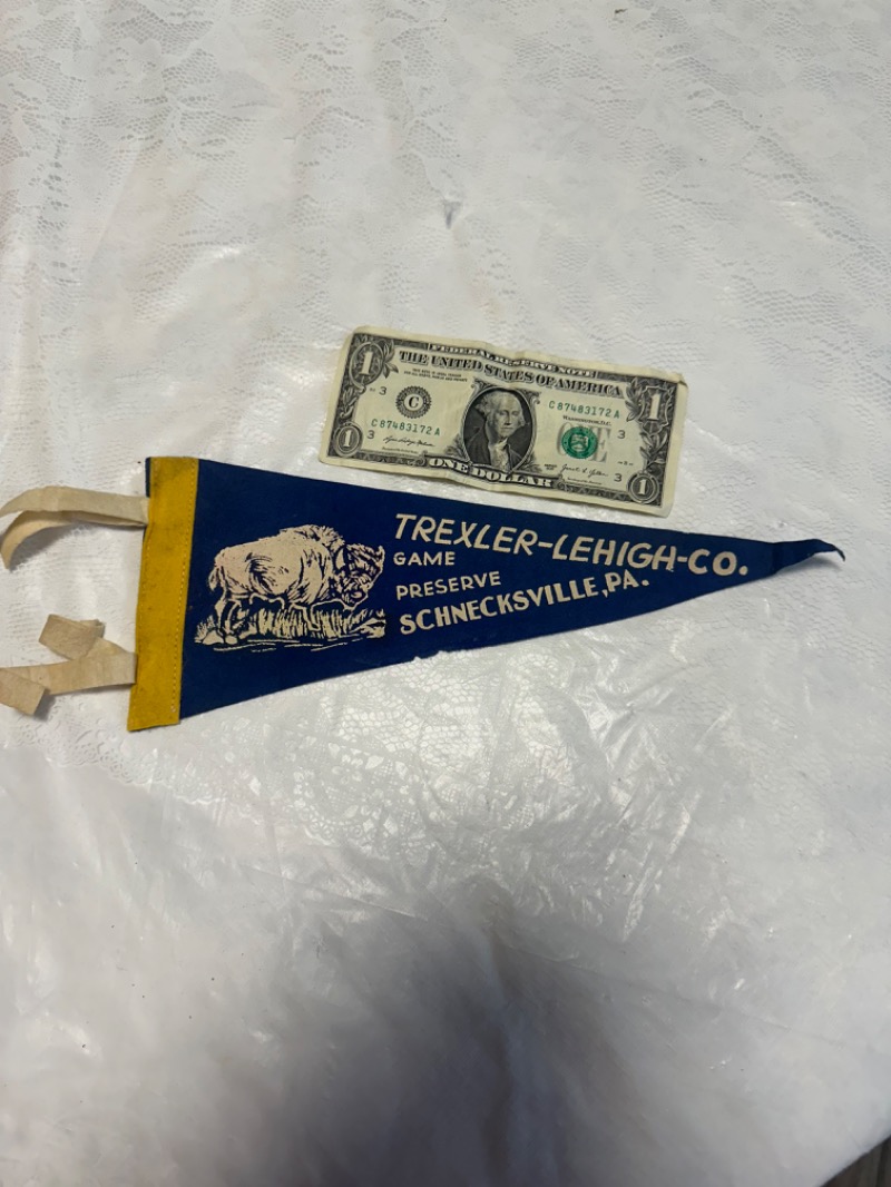 Vintage Trexler-Lehigh Game Preserve Pennant