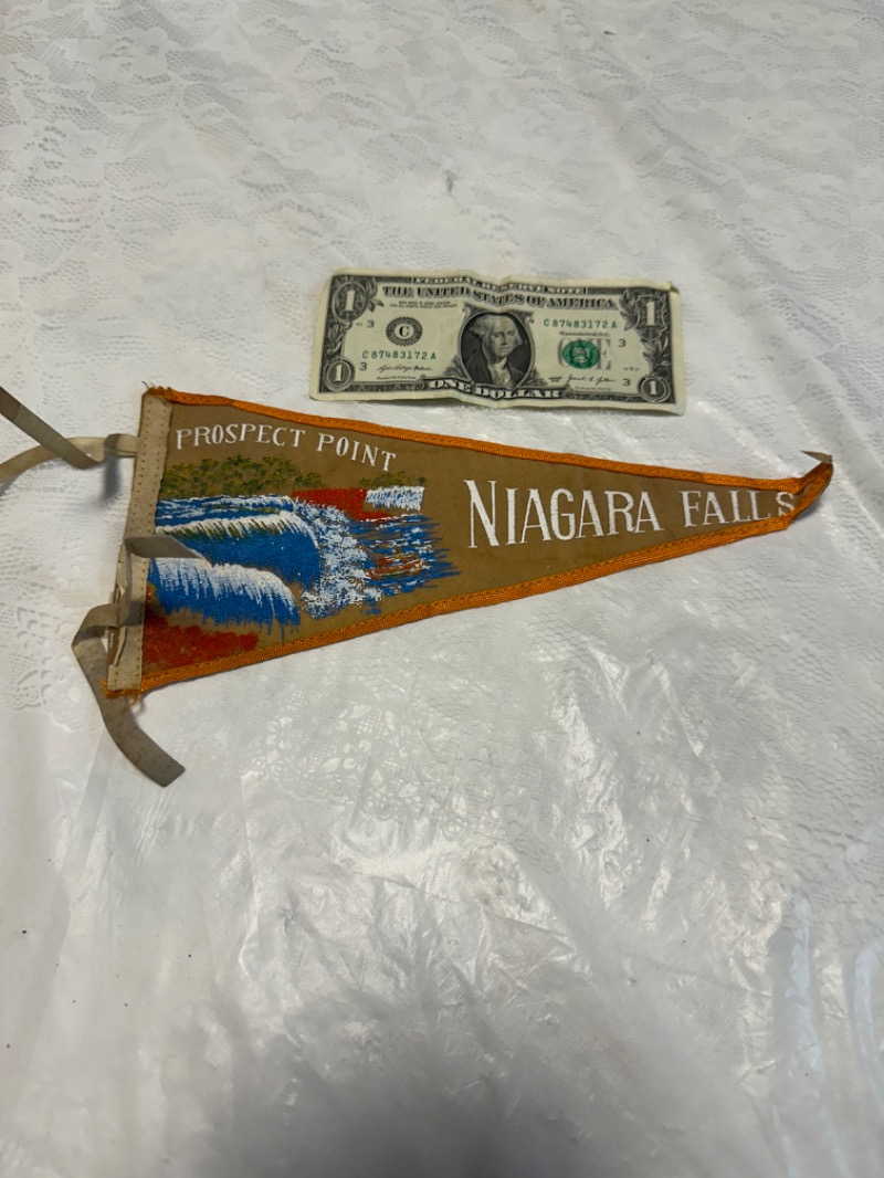 Vintage Niagara Falls Souvenir Pennant