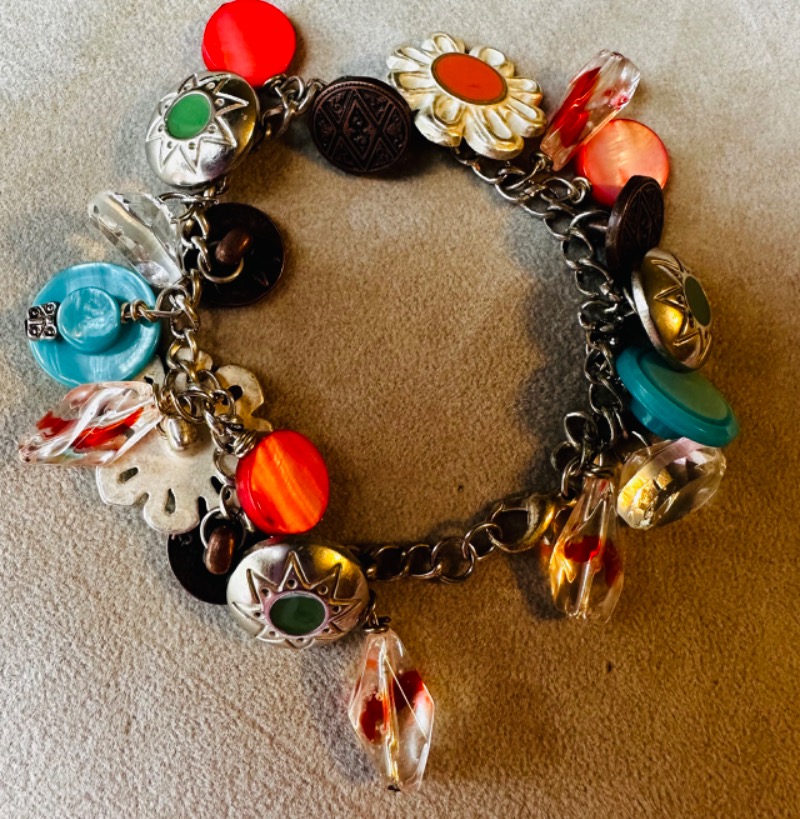 Hand Crafted Charming Multicolor Charm Bracelet