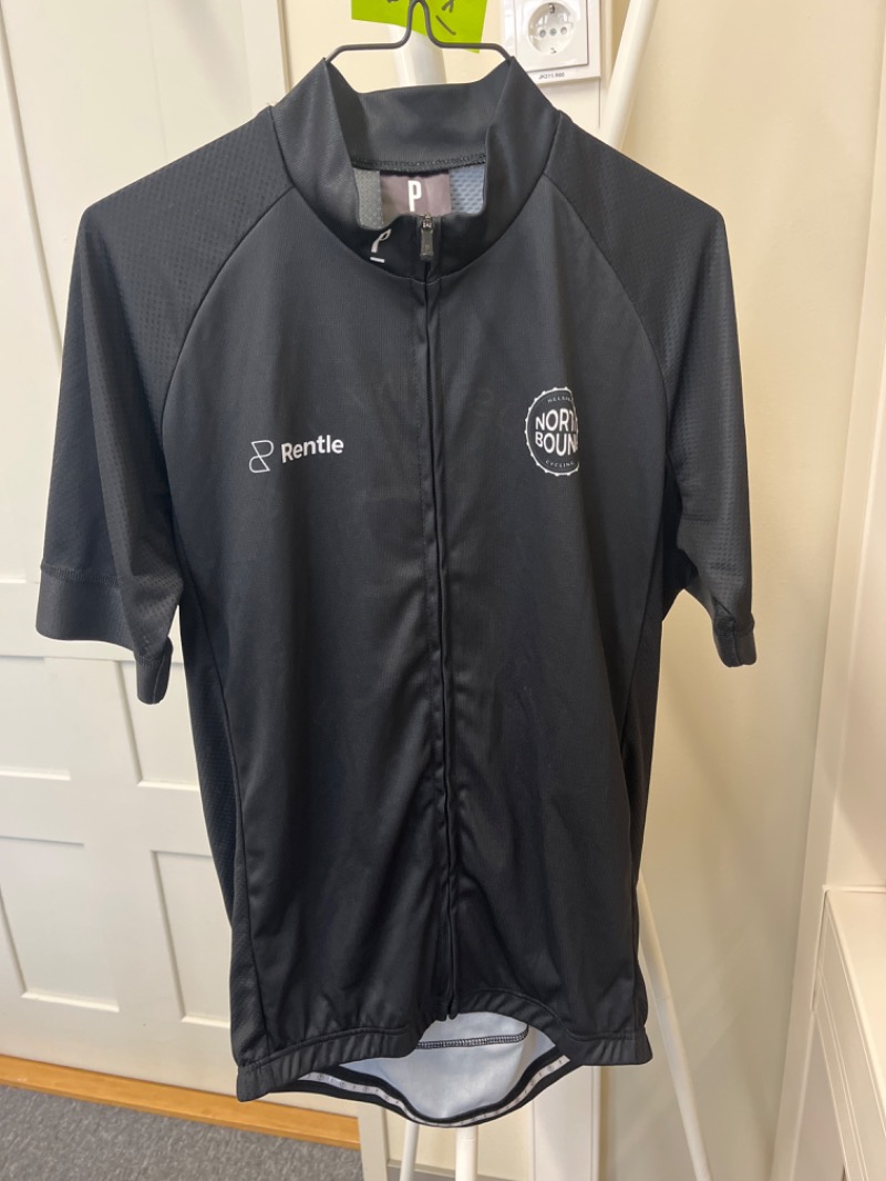 Black Short-Sleeve Cycling Jersey