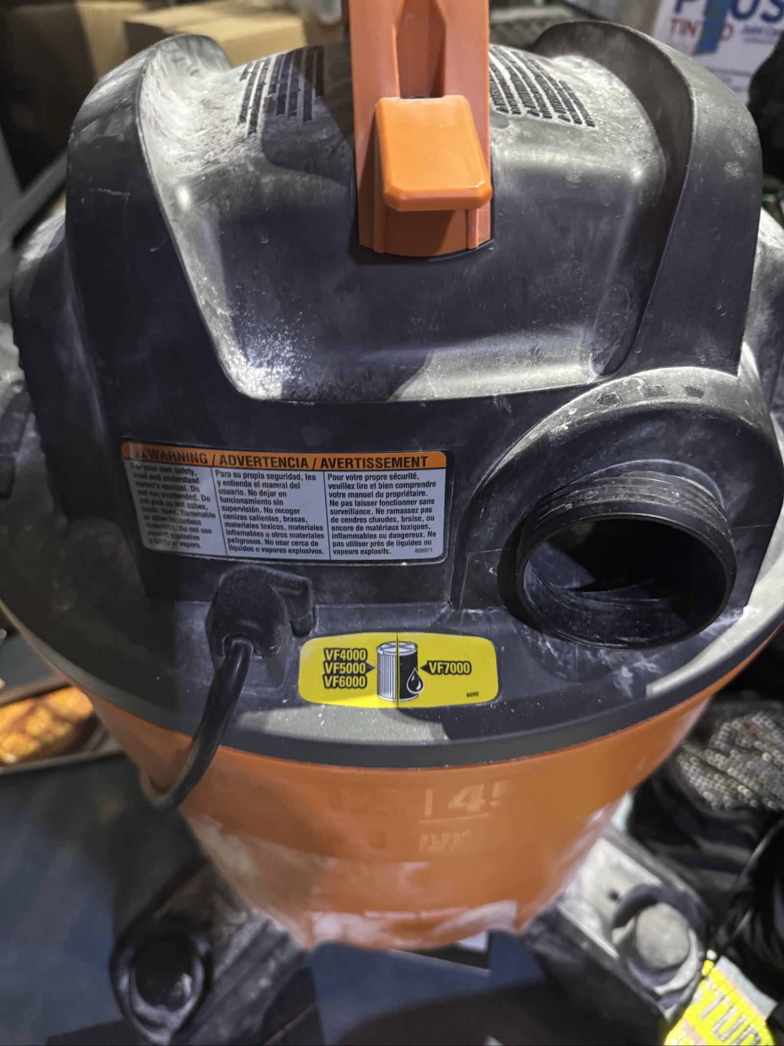 RIDGID Wet/Dry Vacuum