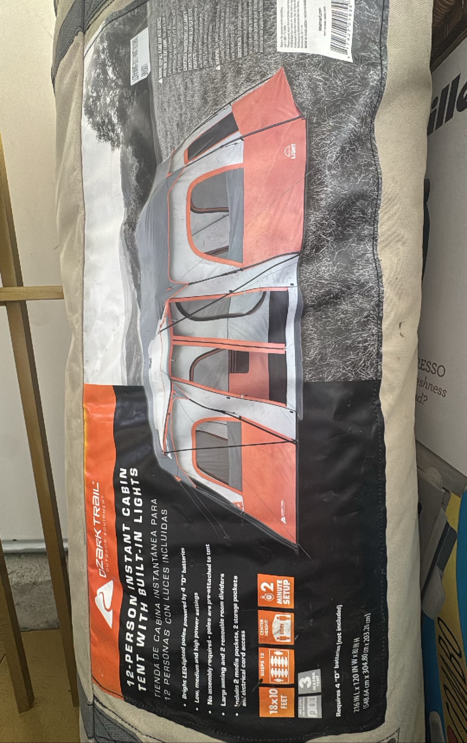 Ozark Trail 12-Person Instant Cabin Tent