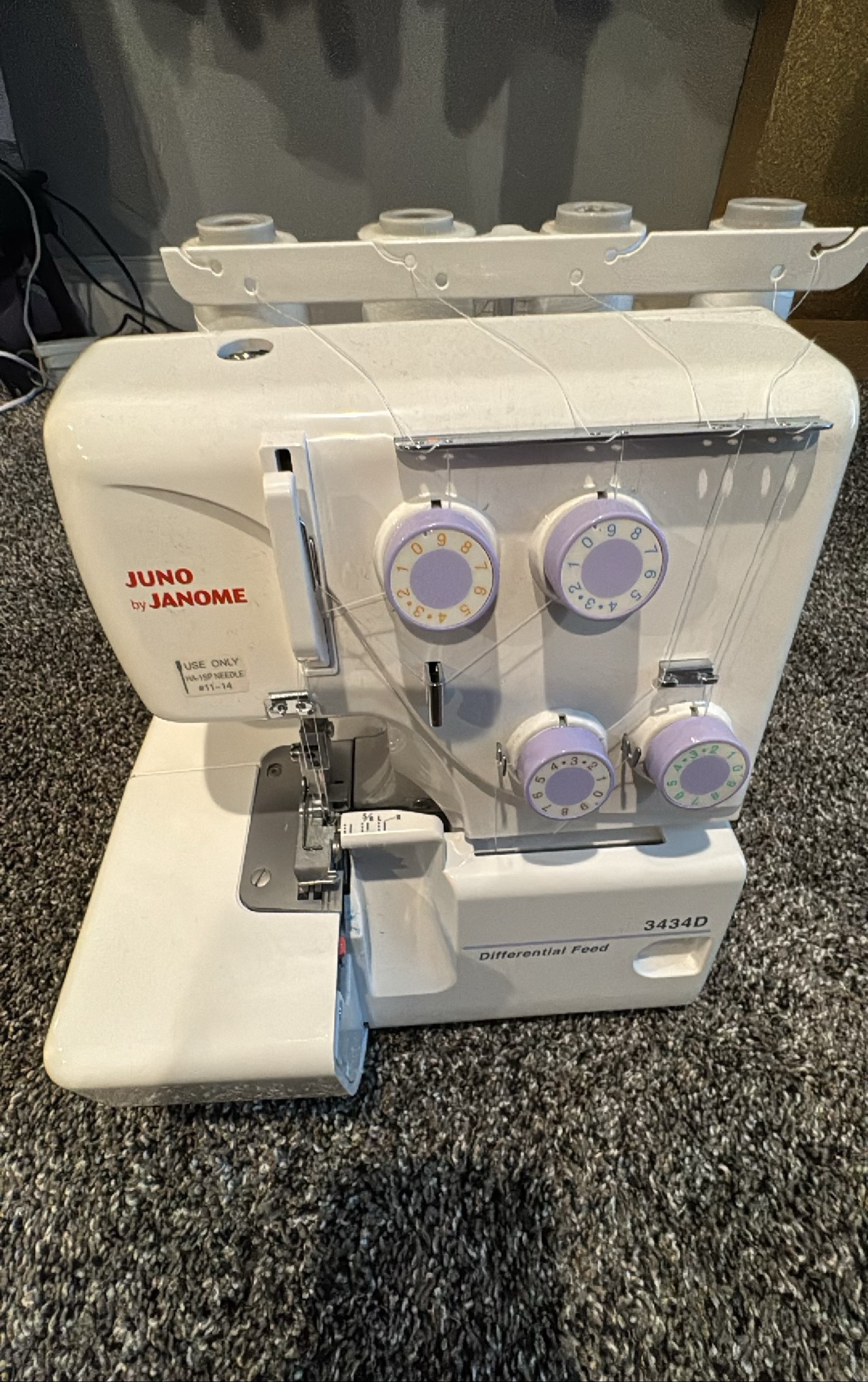 Juno by Janome 3434D Serger Sewing Machine