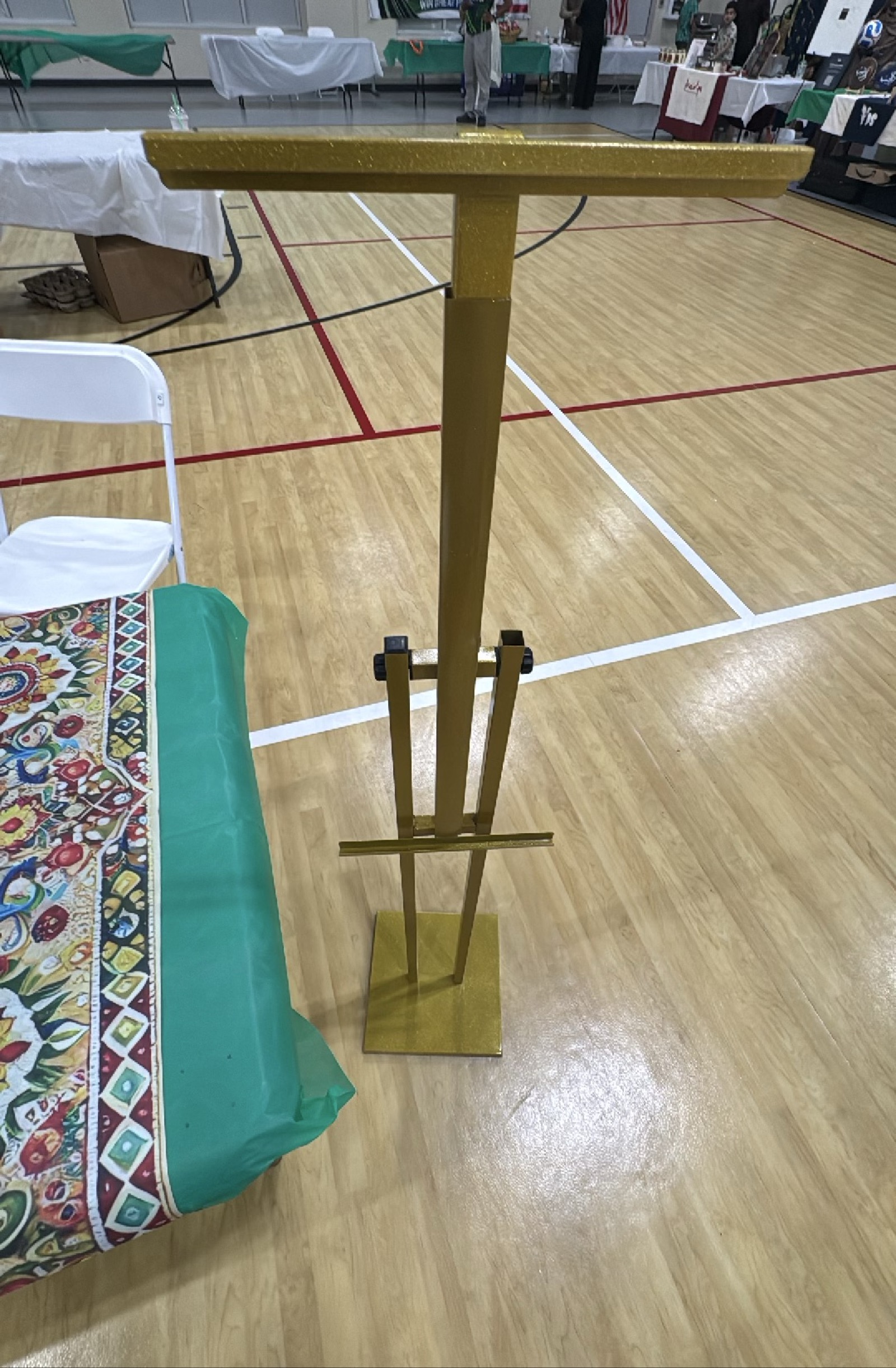 Gold Display Easel