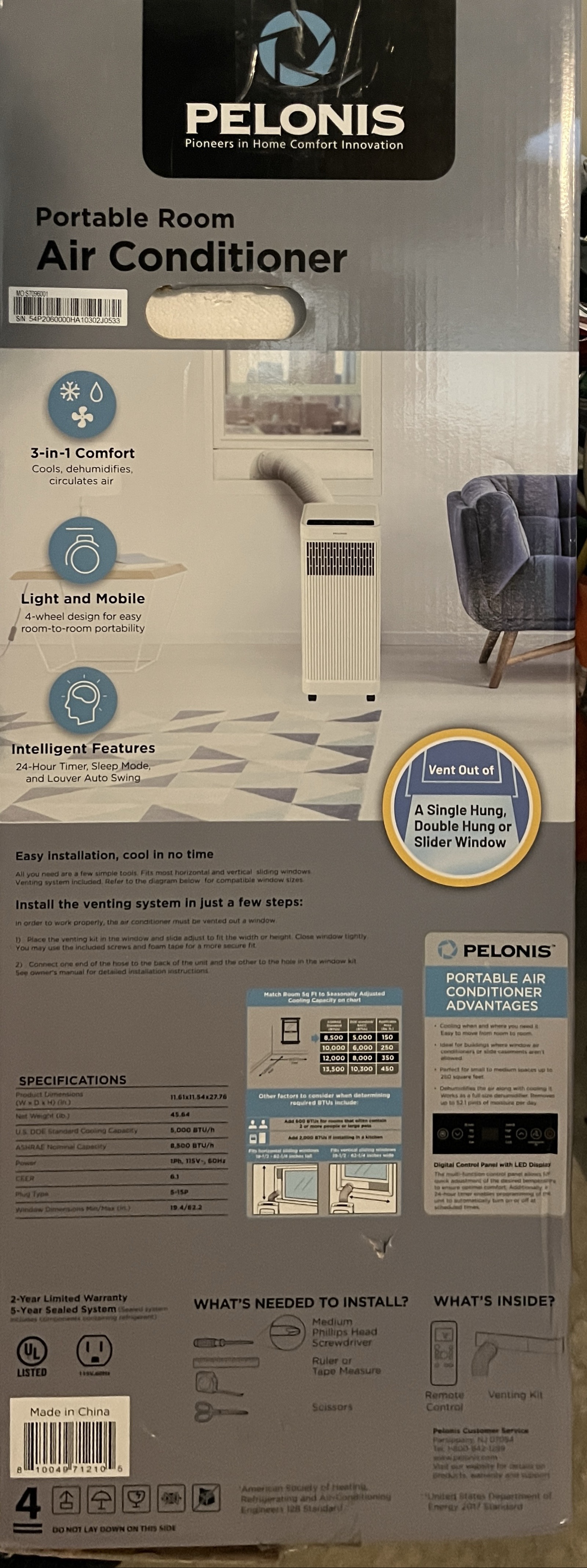 Pelonis Portable Room Air Conditioner photo 1