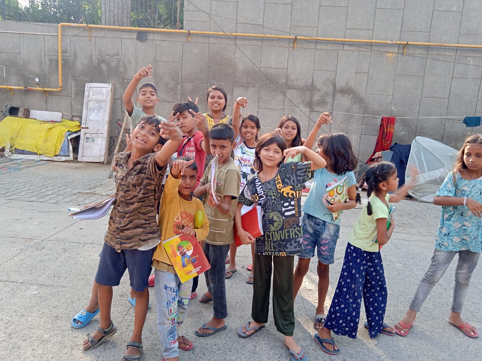 Child engaged in focused learning session