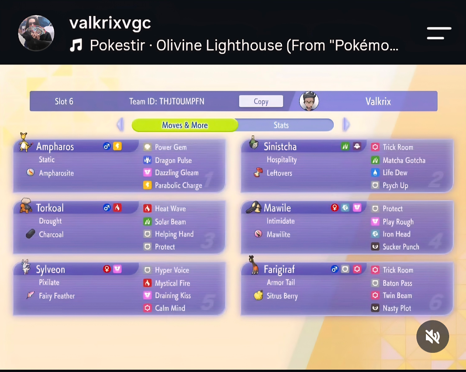 Ampharos + Mawile setup room screenshot 1