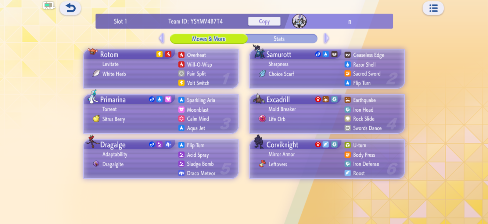 My Mega Dragalge team preview