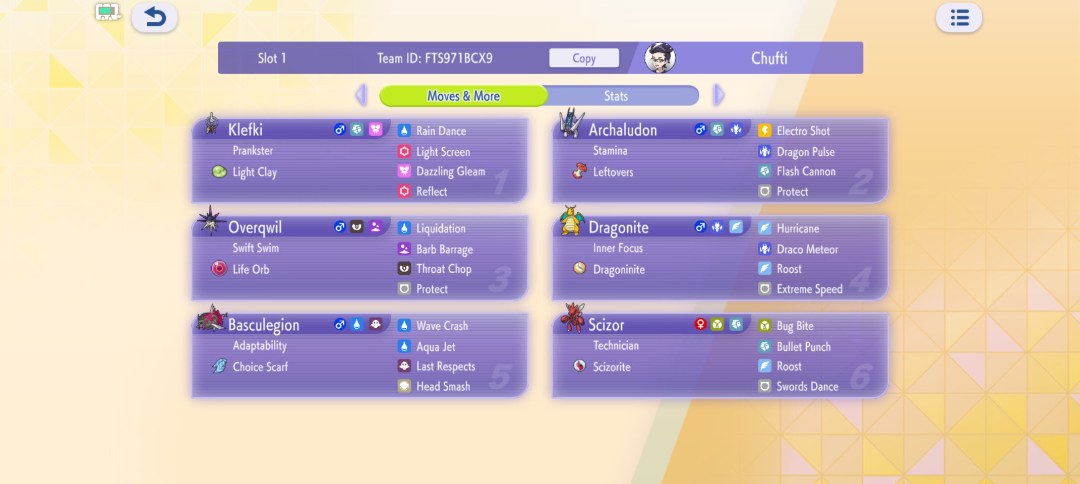 Chufti's Mega Scizor Master Ball Team screenshot 2