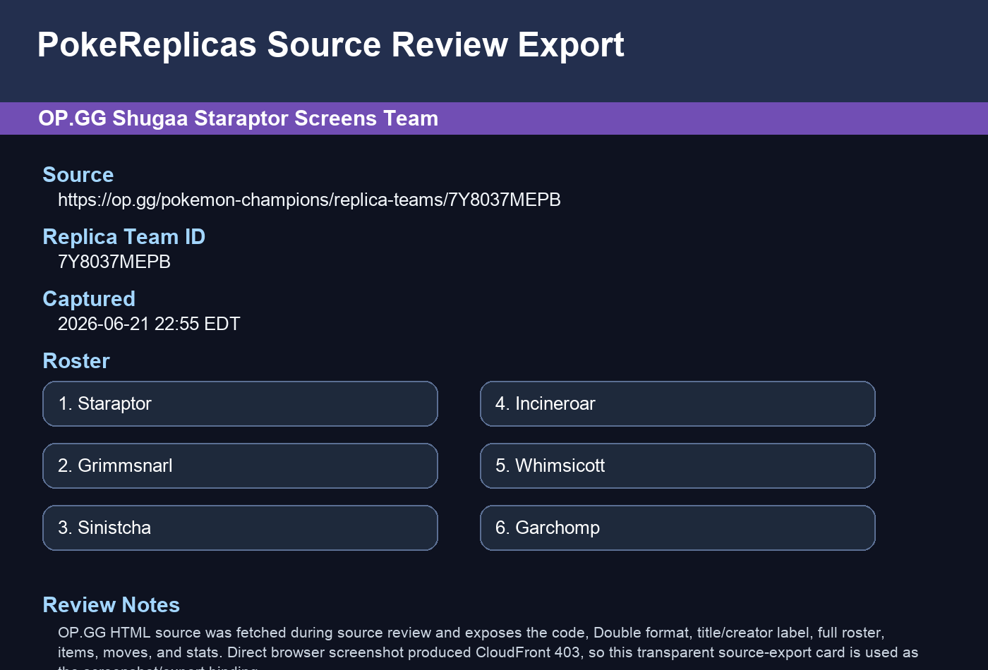 Shugaa's Staraptor Screens screenshot 1