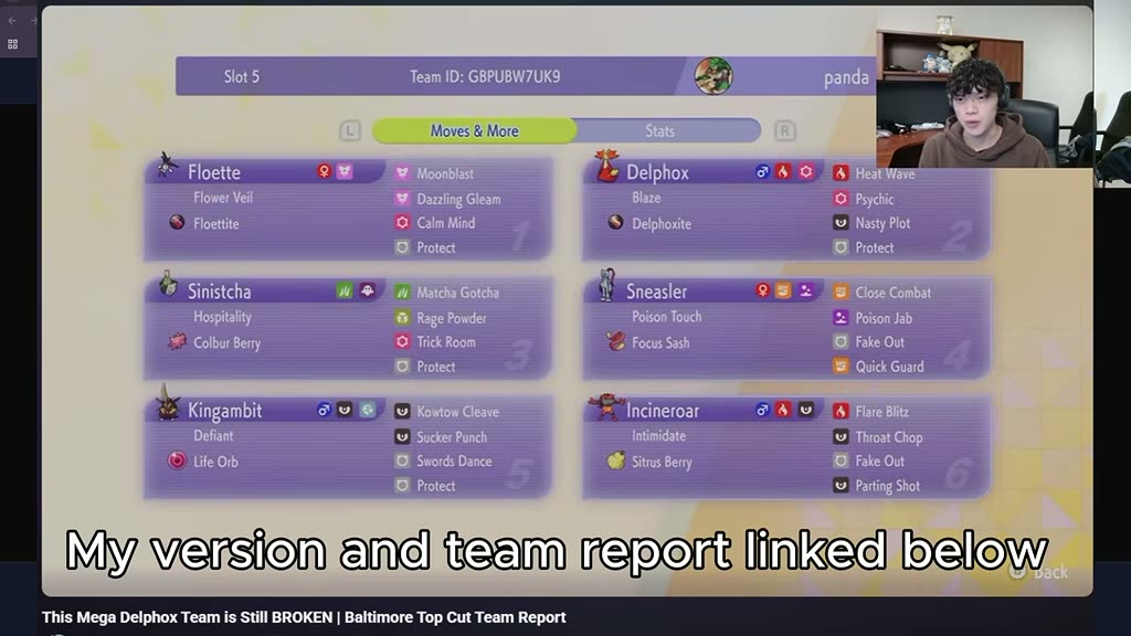 Delphox-Floette Trick Room Team screenshot 1