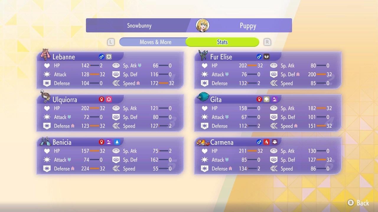 Snowbunny's Non-Meta Master Ball Singles screenshot 2
