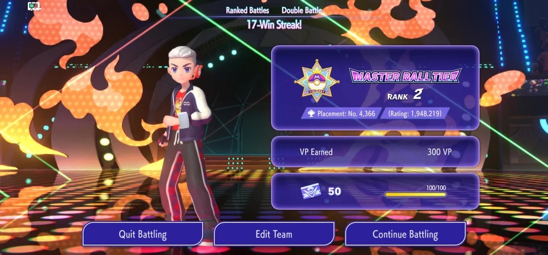 RepresentativeHead32's 17-Win Doubles screenshot 2