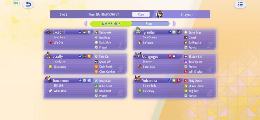 Senhor_Laranja's Sand Trick Room Doubles screenshot 1