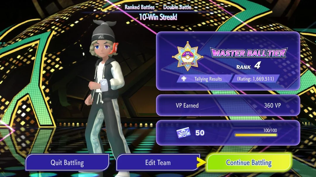 Non-Meta 10 Winstreak in Masterball: Original Teams + NonMeta Tournament Megathread screenshot 2