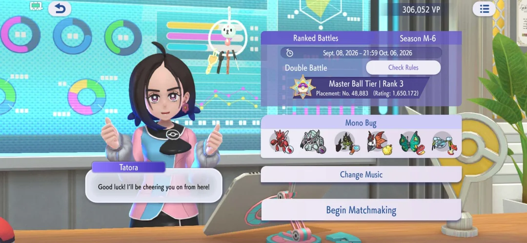 Made it to Master Ball 3 using Mono Bug Mega Golisopod screenshot 2