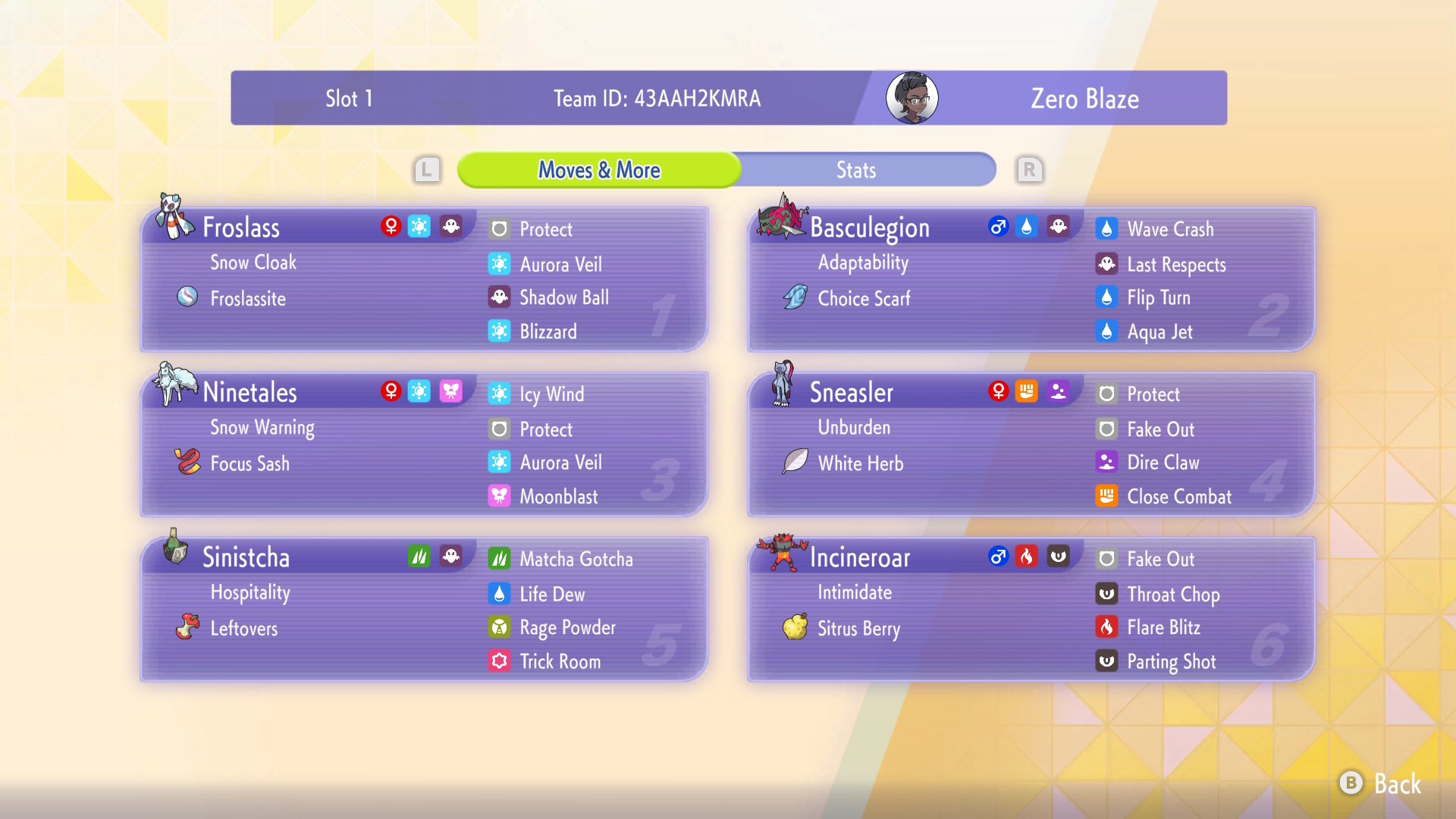 ZeroBlaze_'s Master Ball Froslass Snow screenshot 2