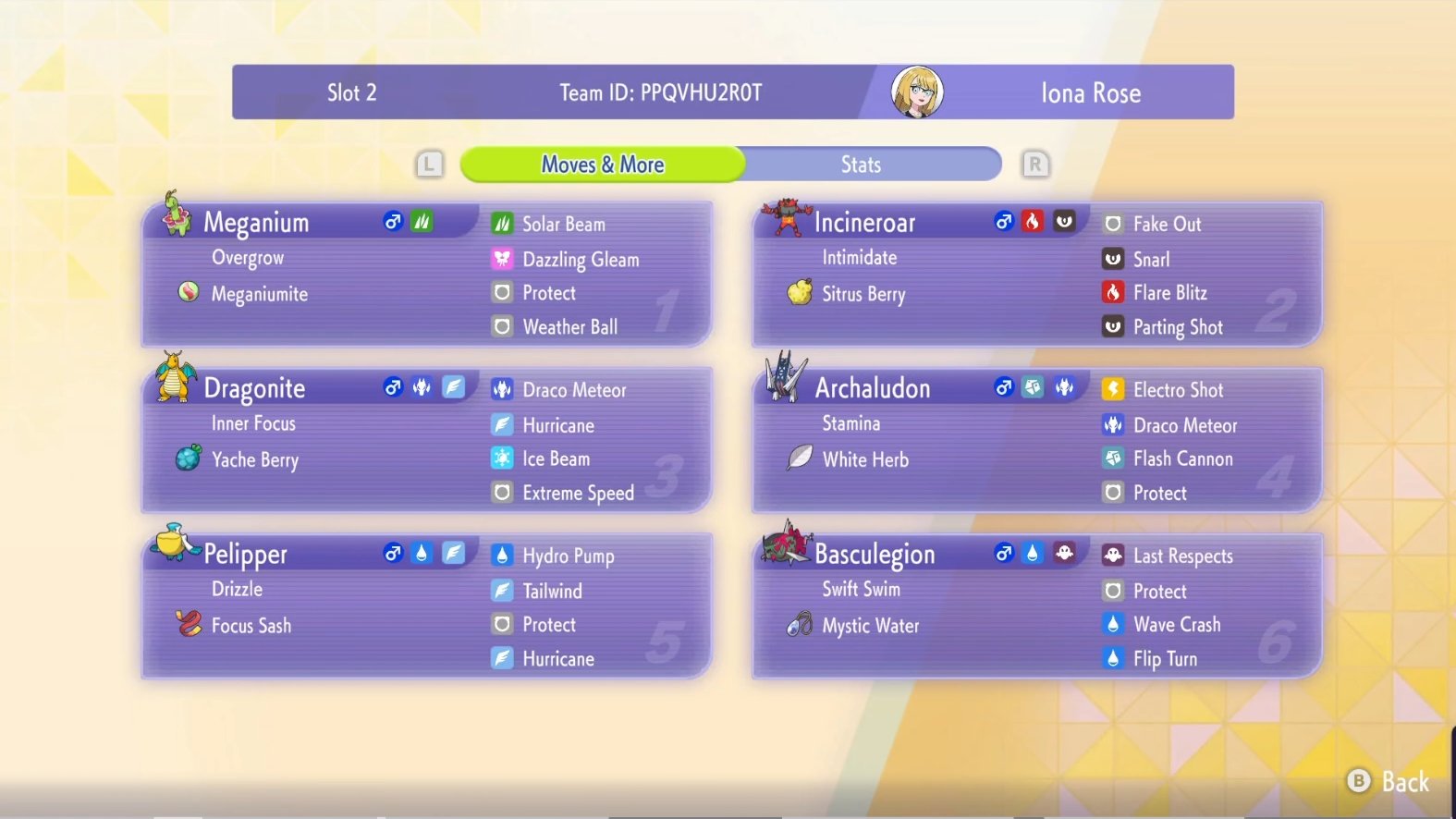 Iona Rose's Master Ball Meganium Rain screenshot 2