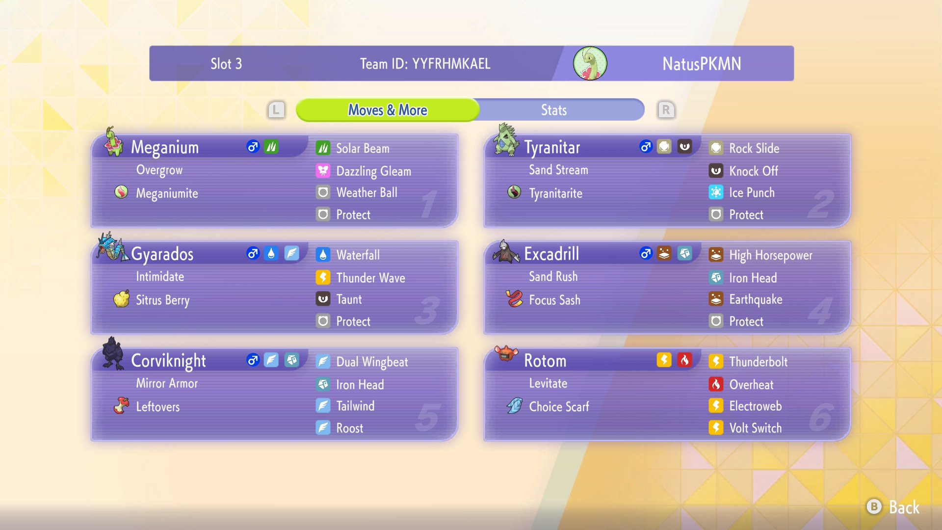 NatusPKMN's Meganium Sand preview