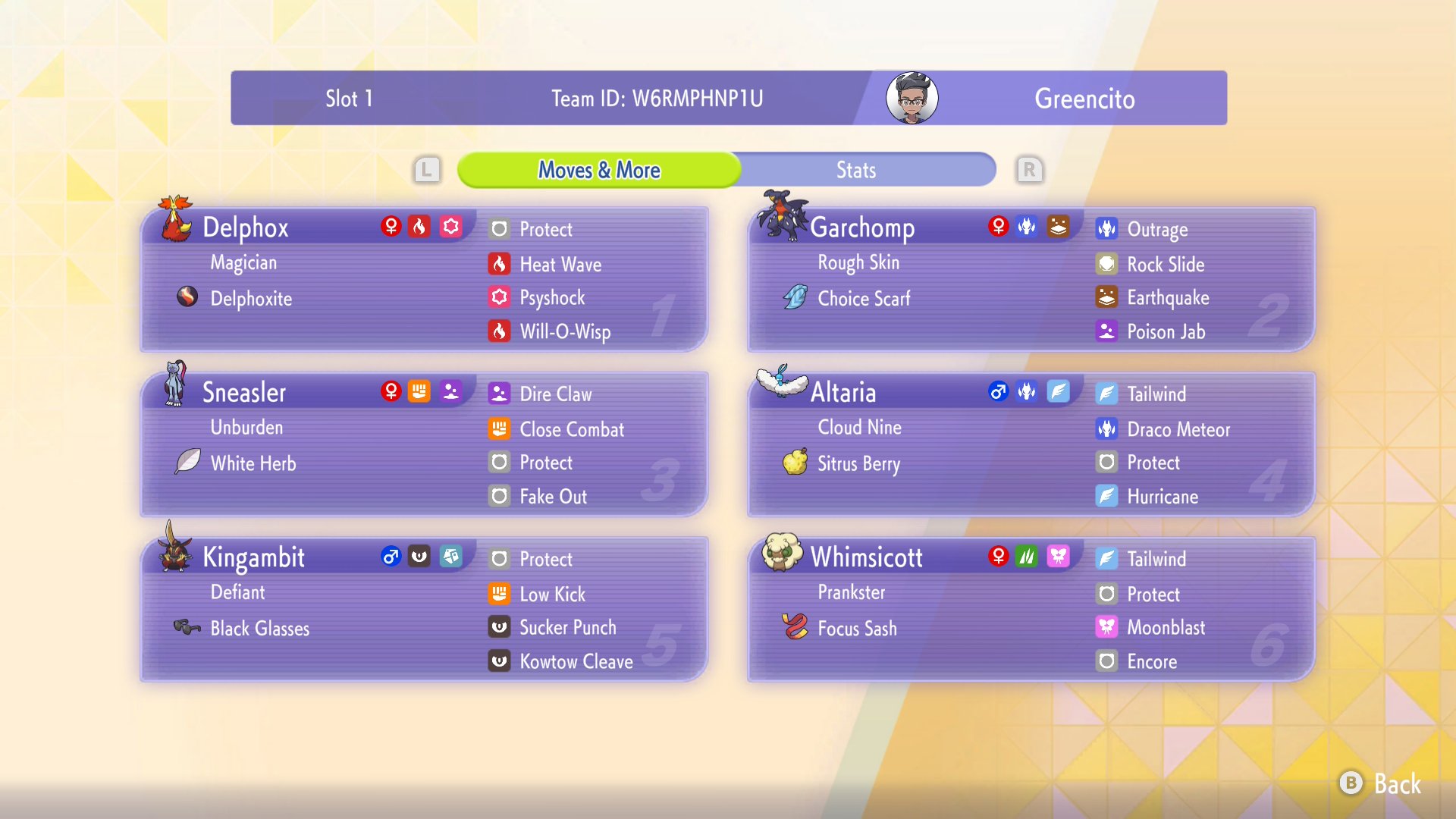Greencito's Master Ball Delphox Tailwind preview
