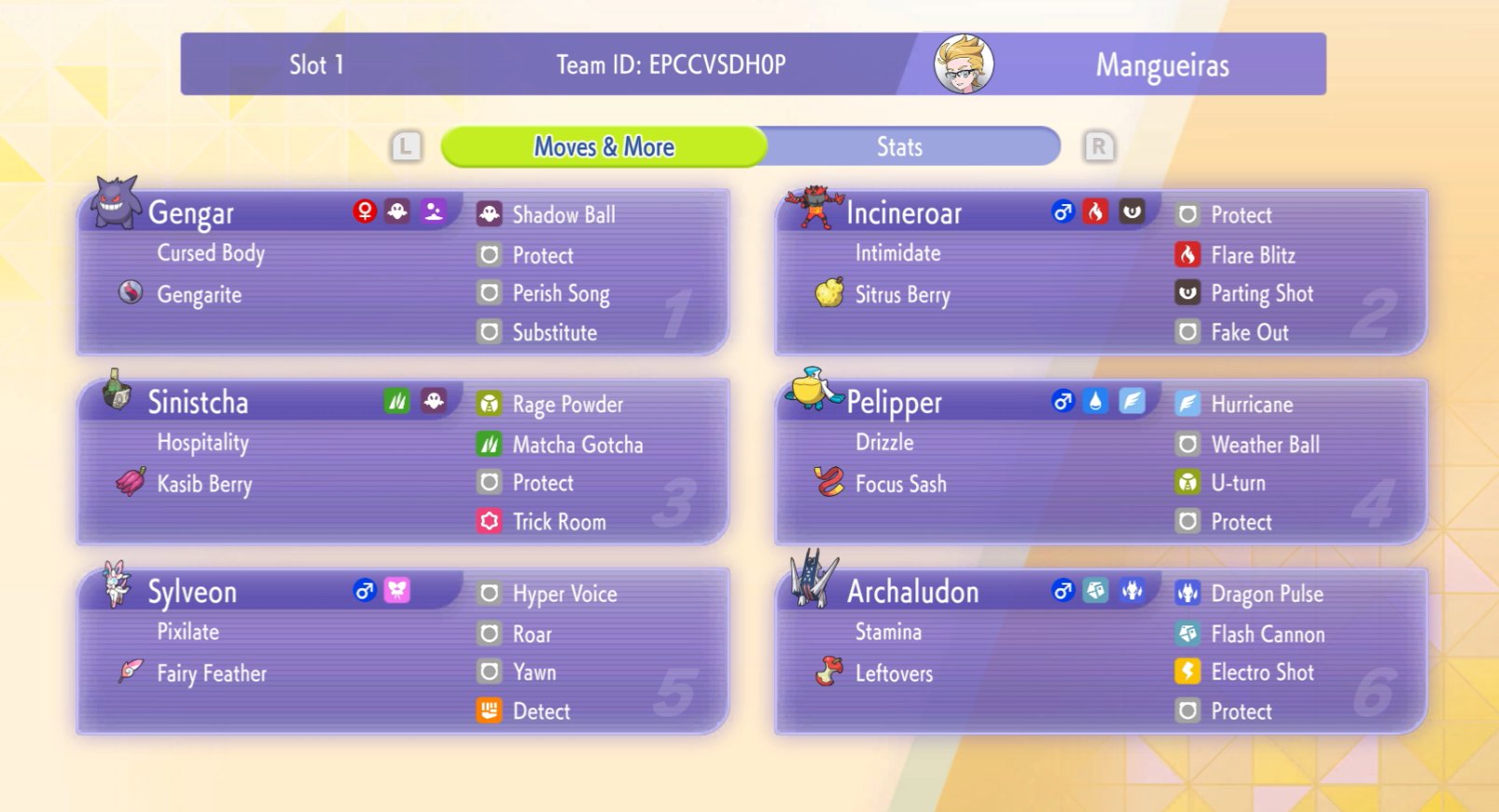 EmbC's Warm Up Gengar Rain screenshot 2