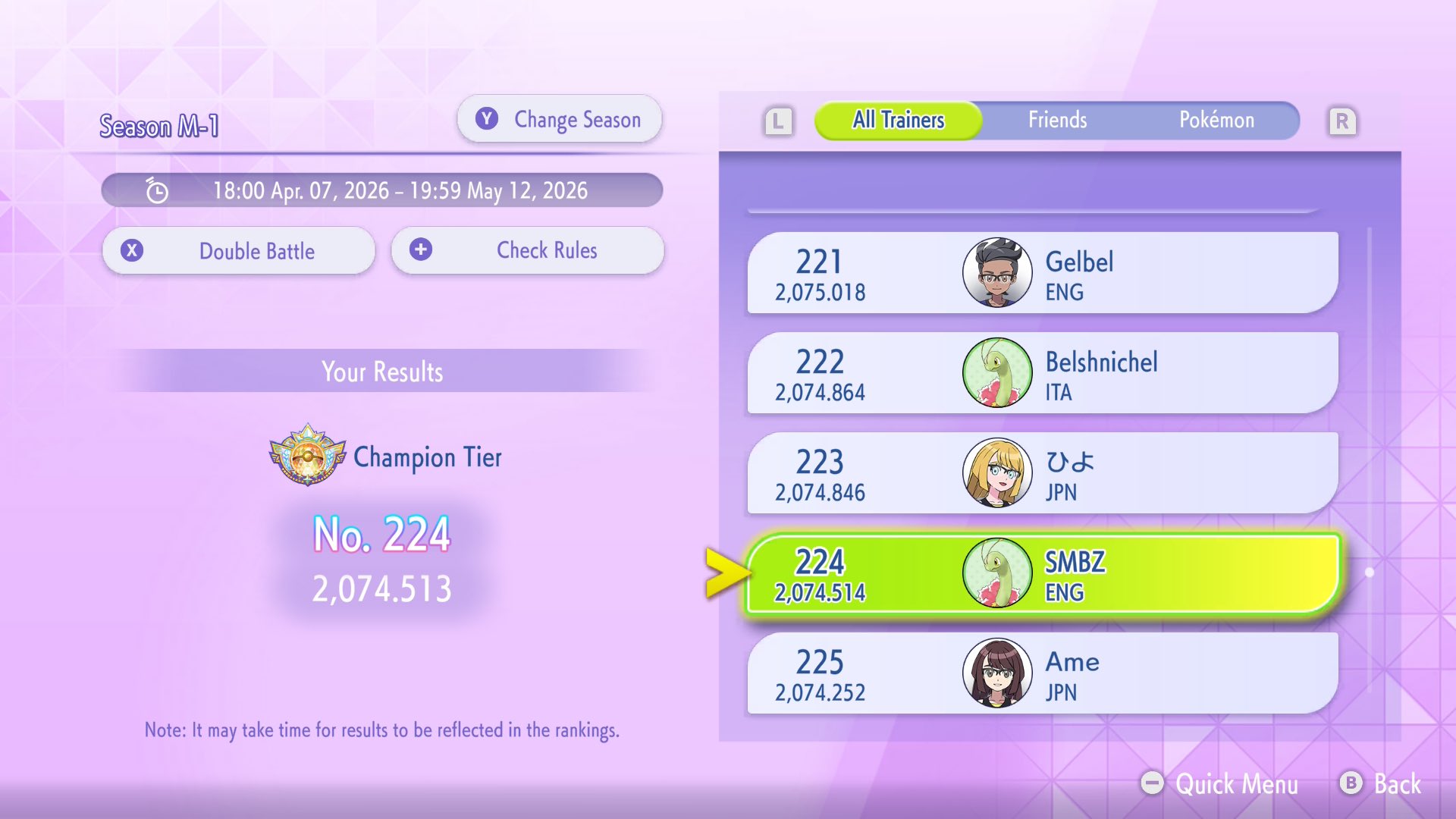 SMBZ's Champion Scizor Rain screenshot 2