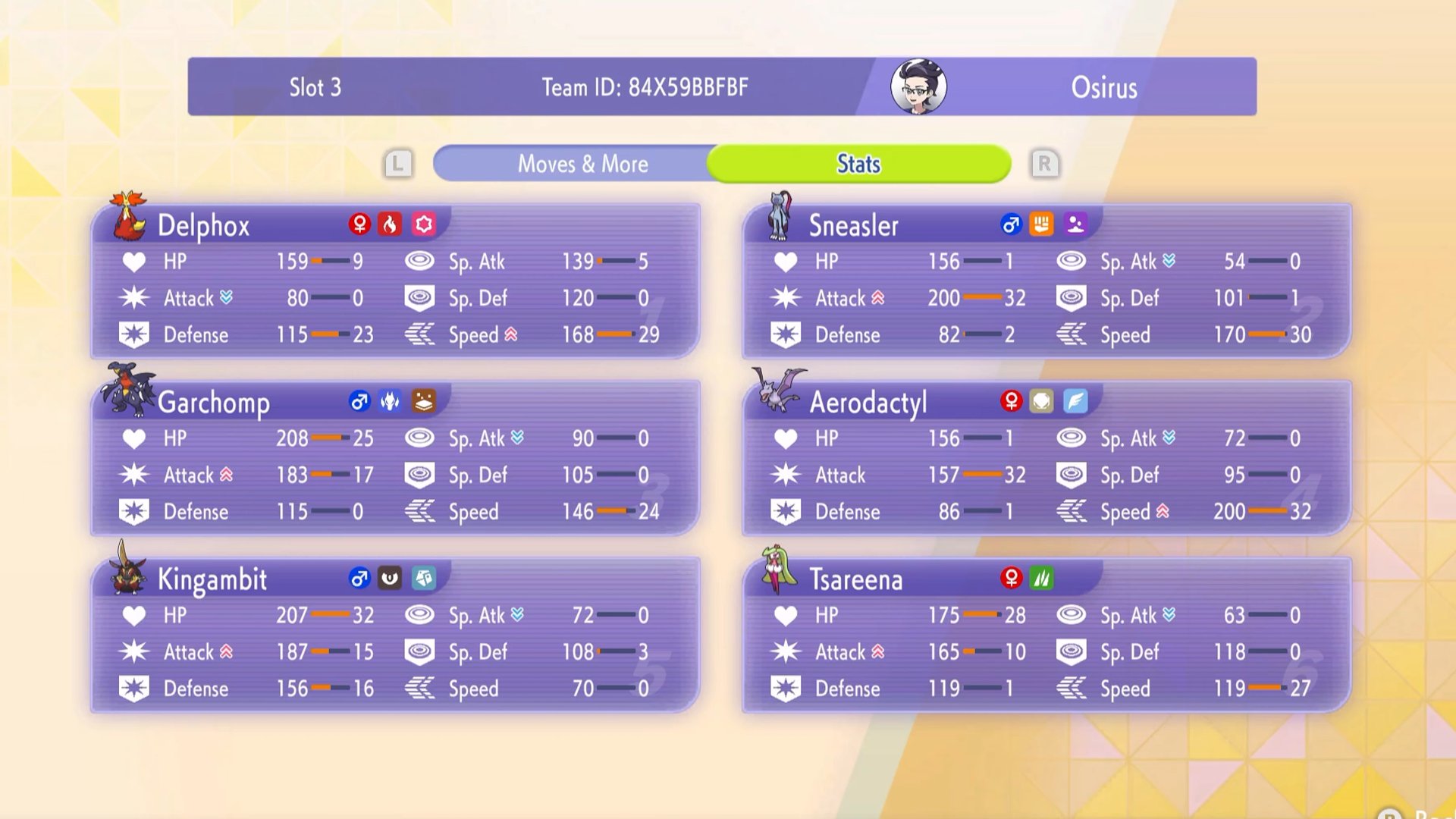 Osirus' Champion Delphox Tsareena screenshot 3
