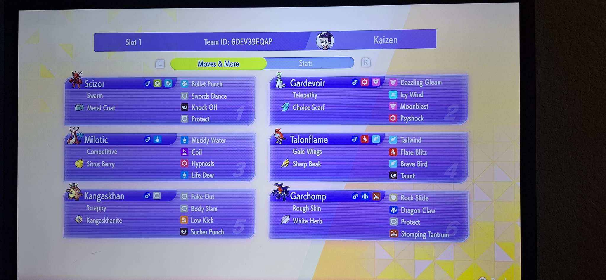 KaizenUY's Kangaskhan Milotic Team preview