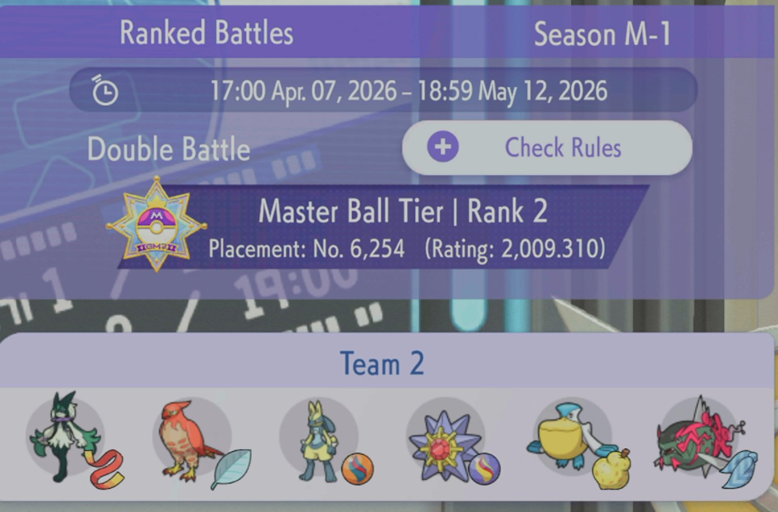 BenjyVGC's 2000 Lucario Starmie Rain screenshot 2