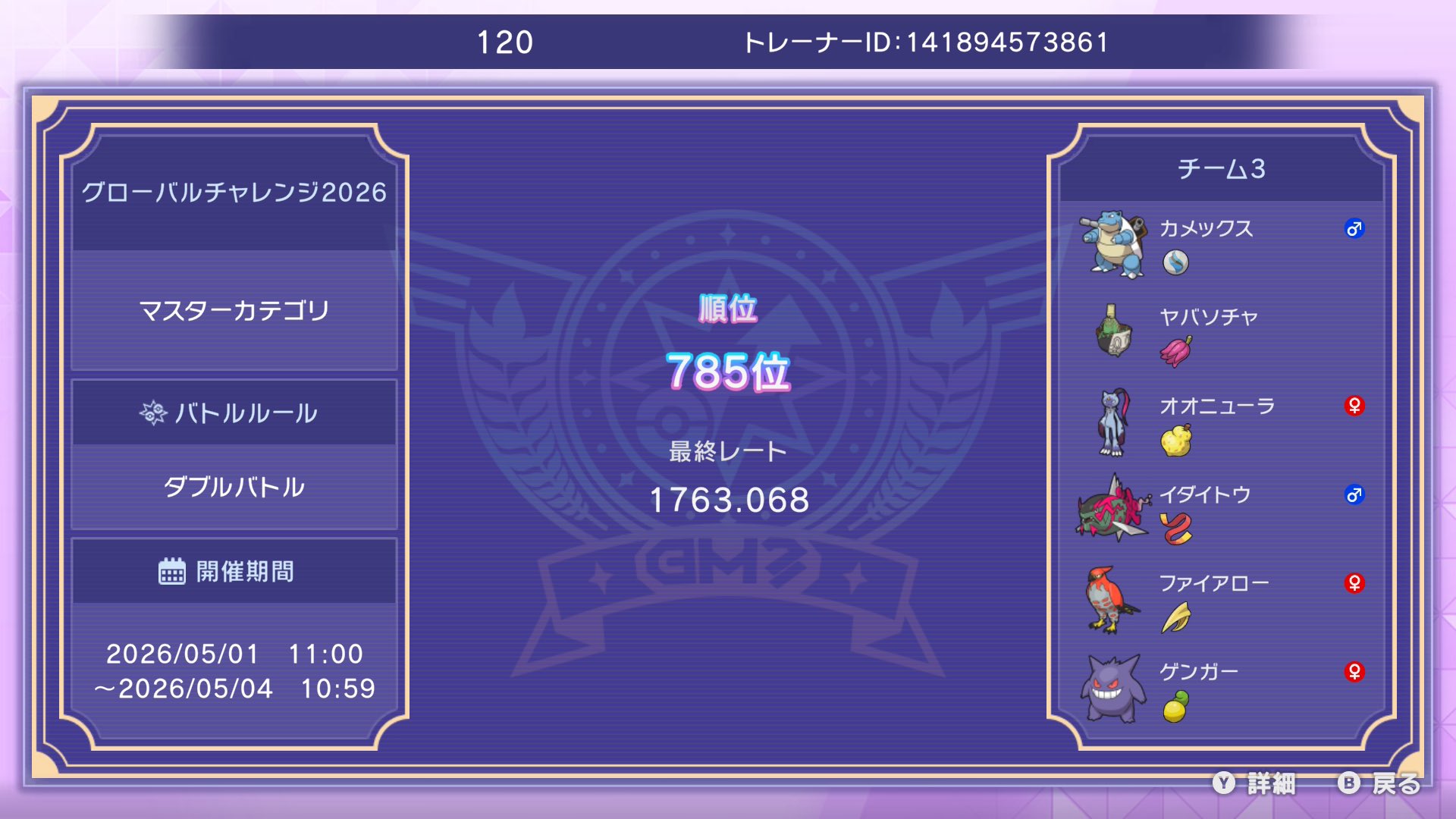 JUNiOichi's Global Challenge Blastoise preview