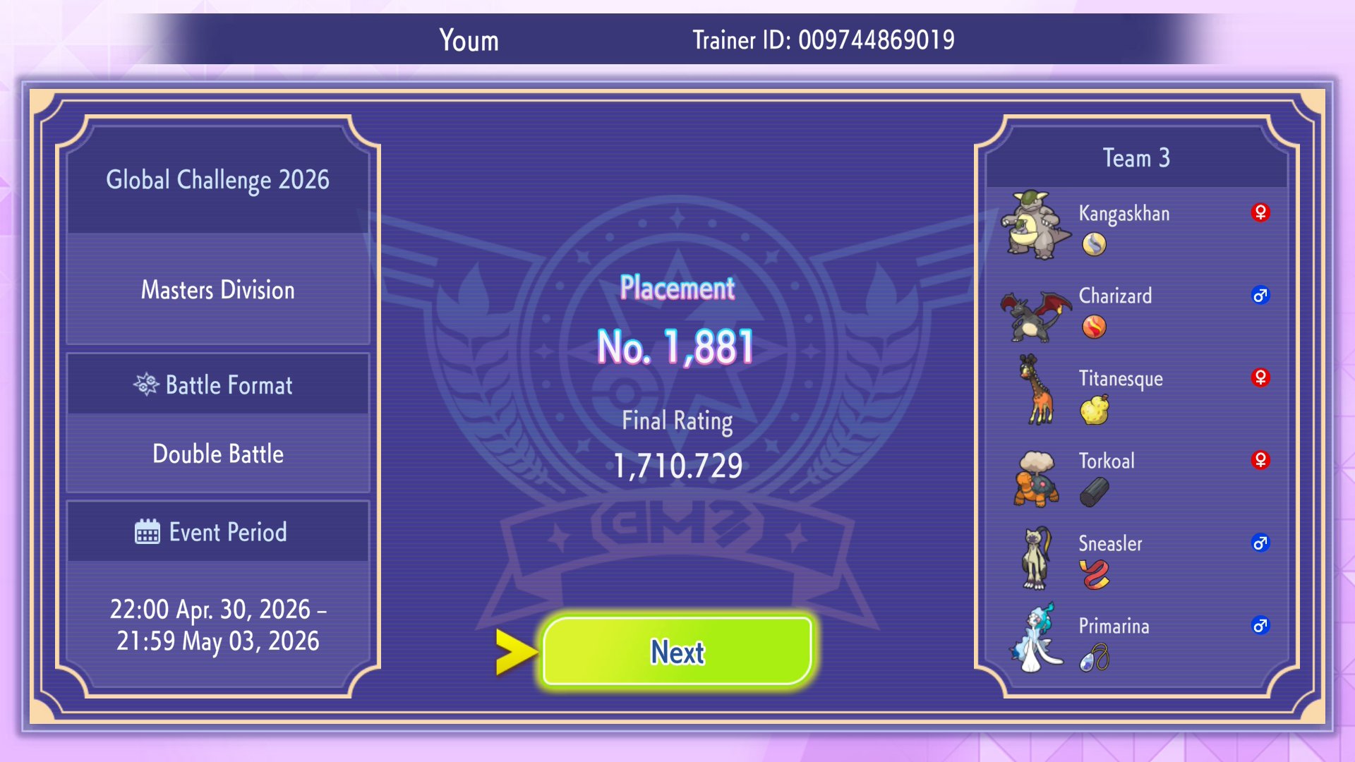 Brian's Kangaskhan Charizard Team preview