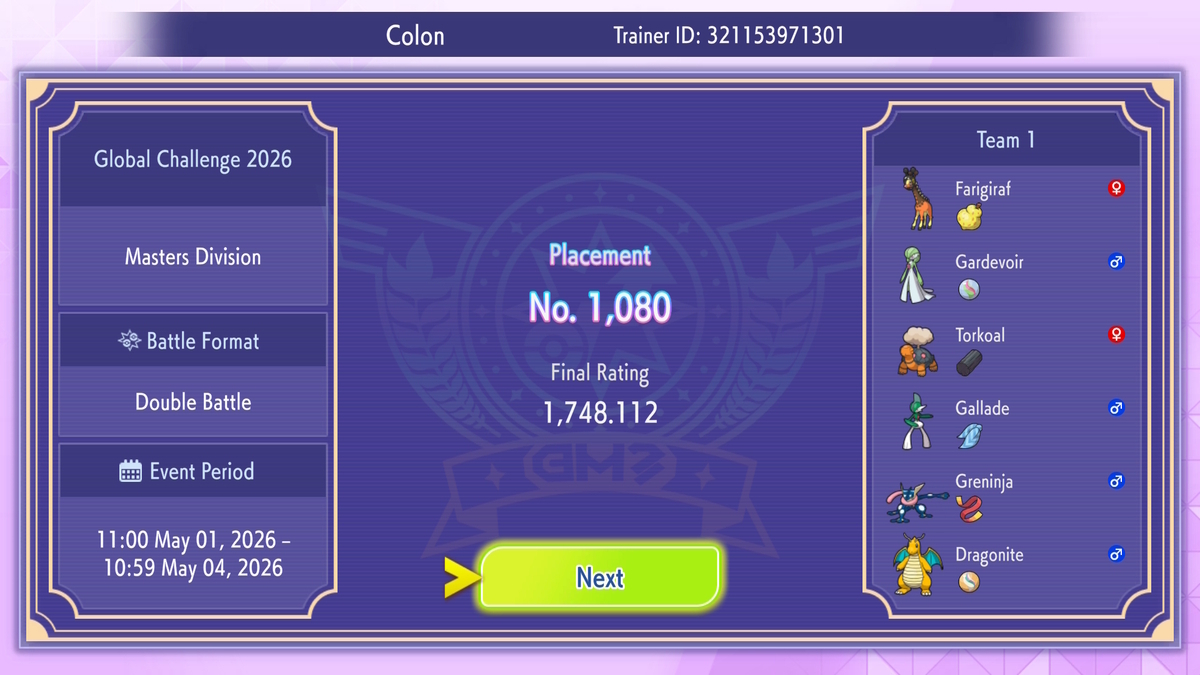 semcolon's Gallade Greninja Offense Team preview