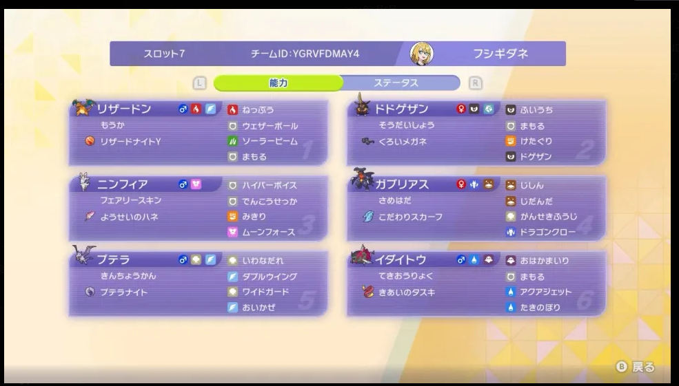 daikousin's Aerodactyl Sylveon 2551+ Team screenshot 2