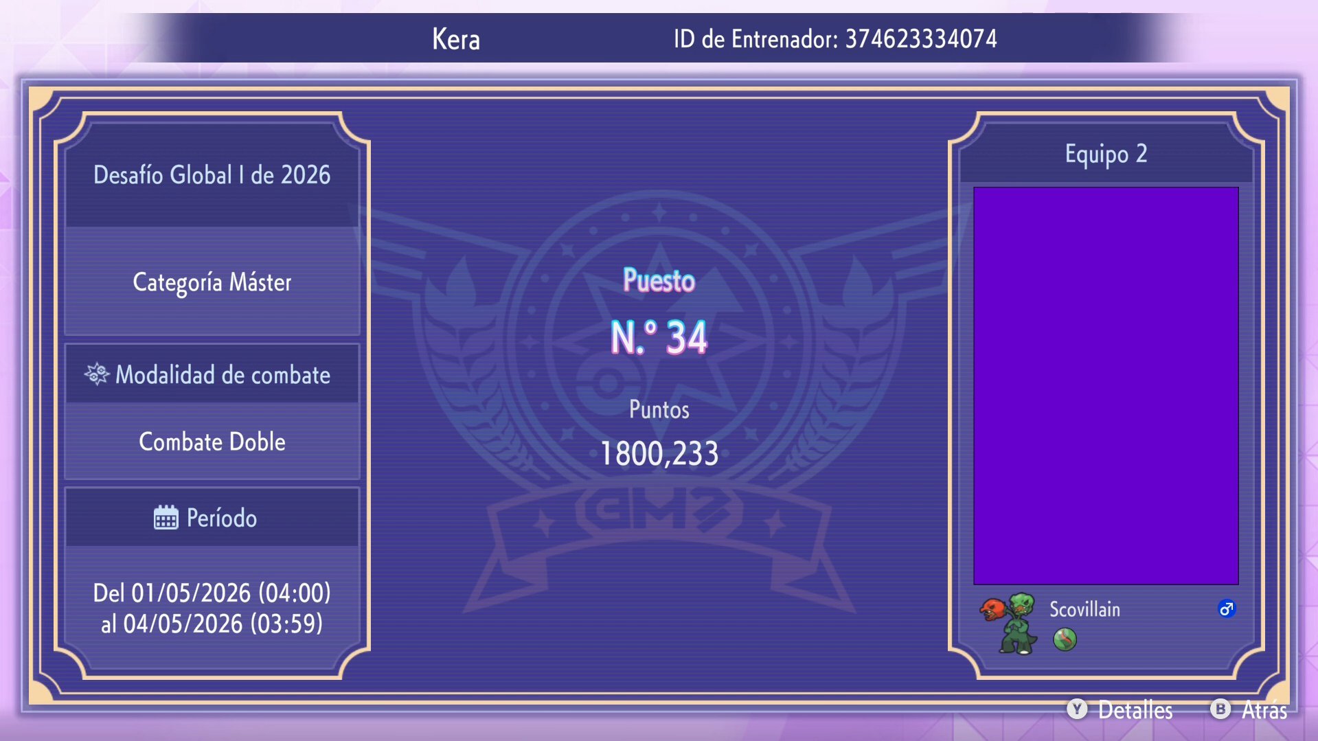 Kera's Froslass Scovillain Team screenshot 2