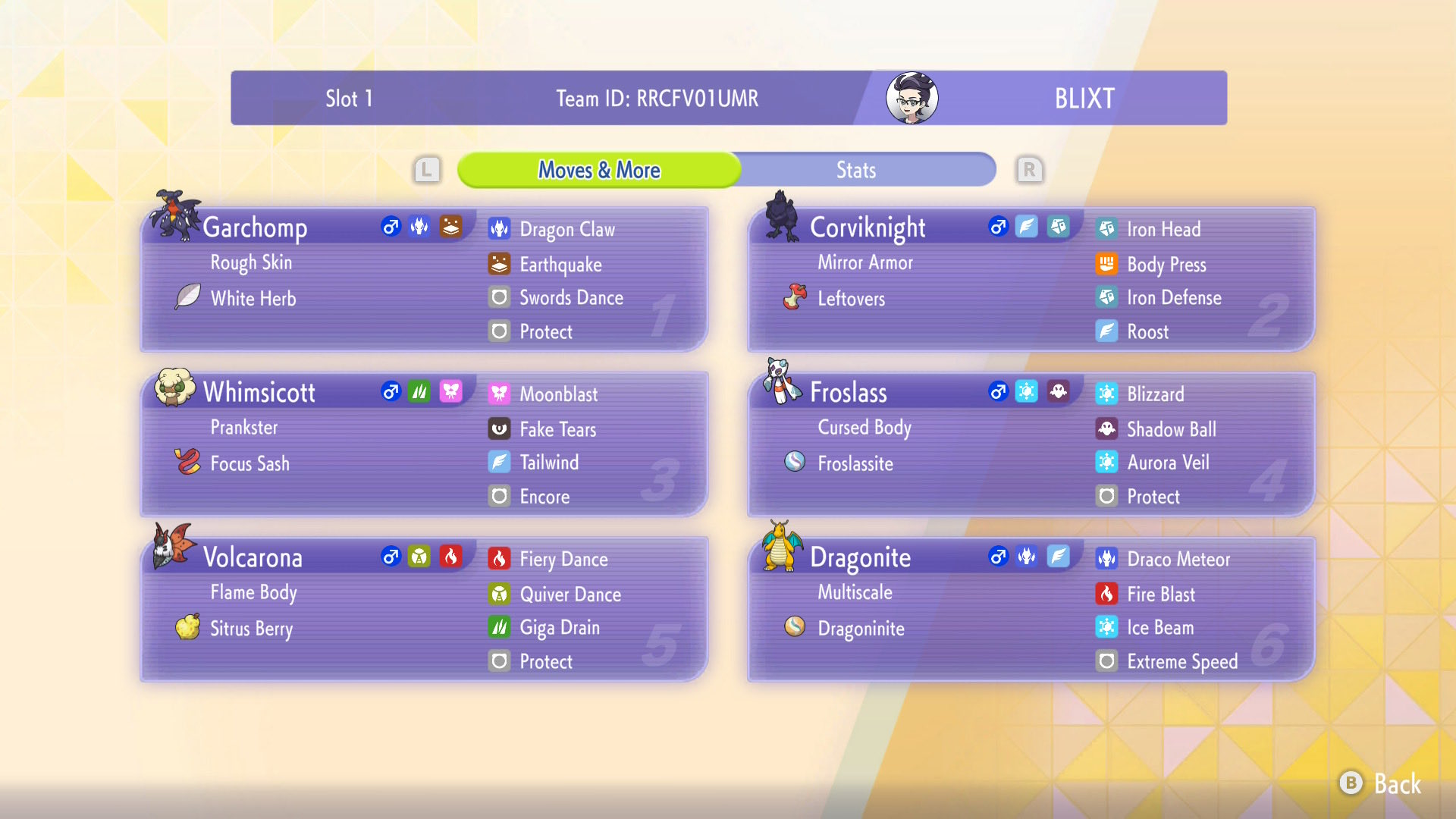 c_ragone's Froslass Dragonite Team preview
