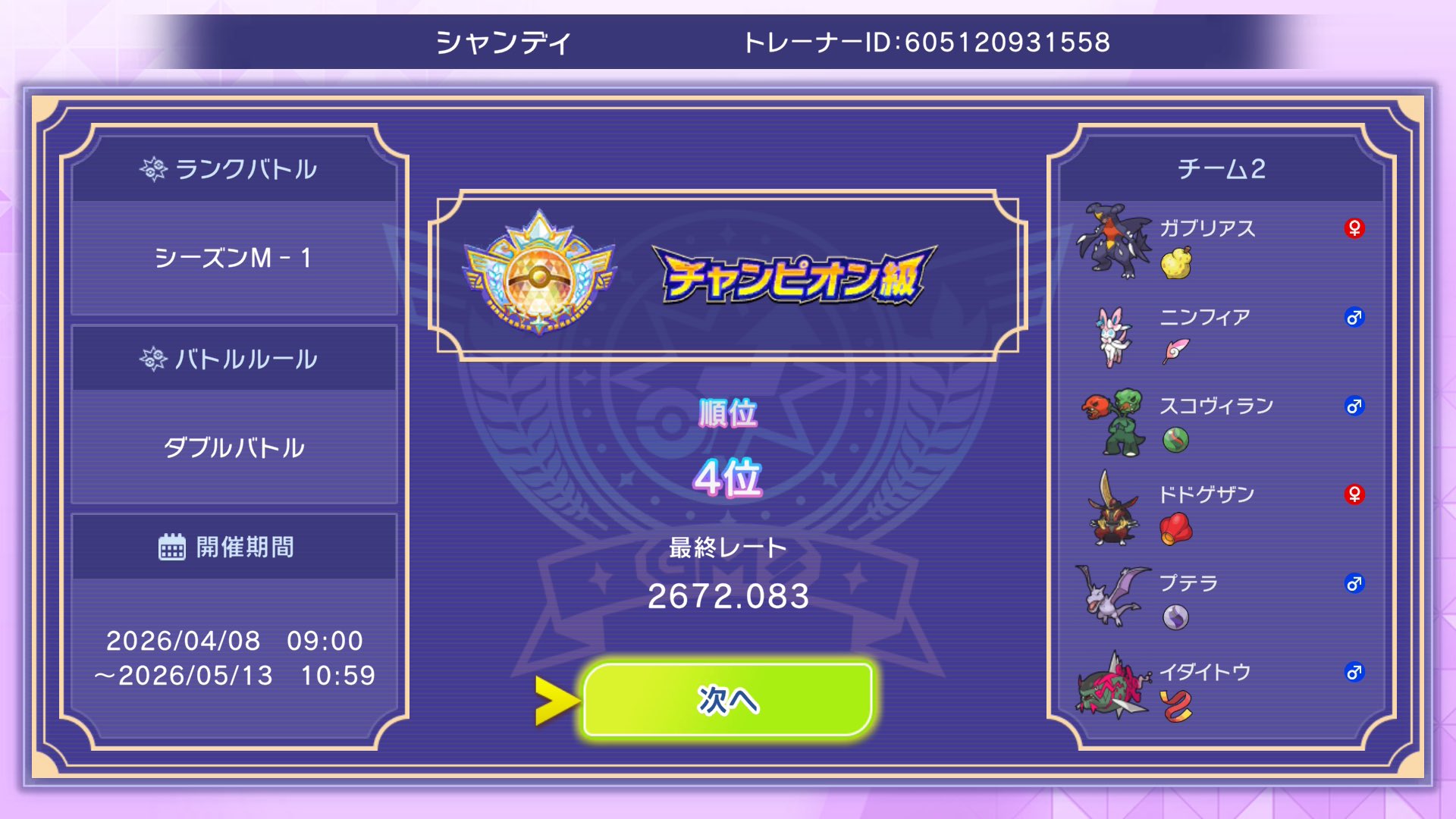 Chandy's Garchomp Scovillain screenshot 1