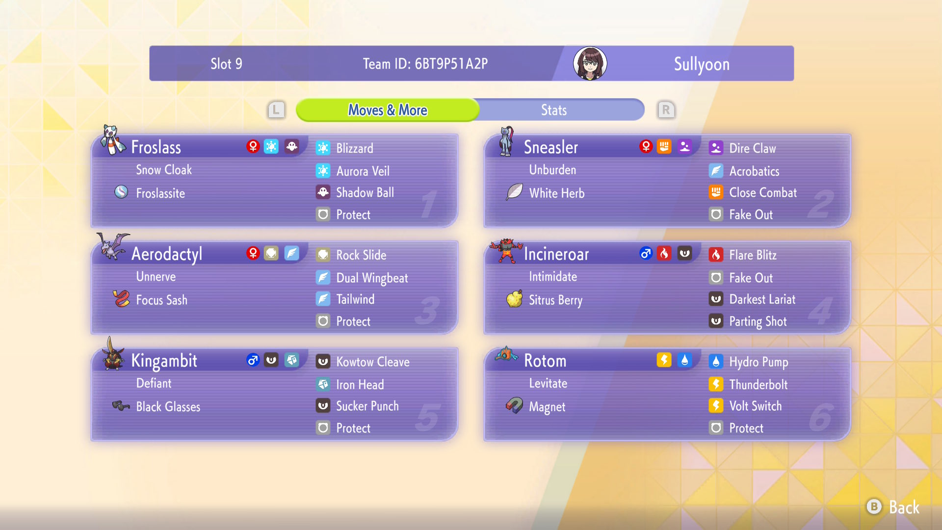 Giancarlo's Lopunny Rain Team screenshot 2