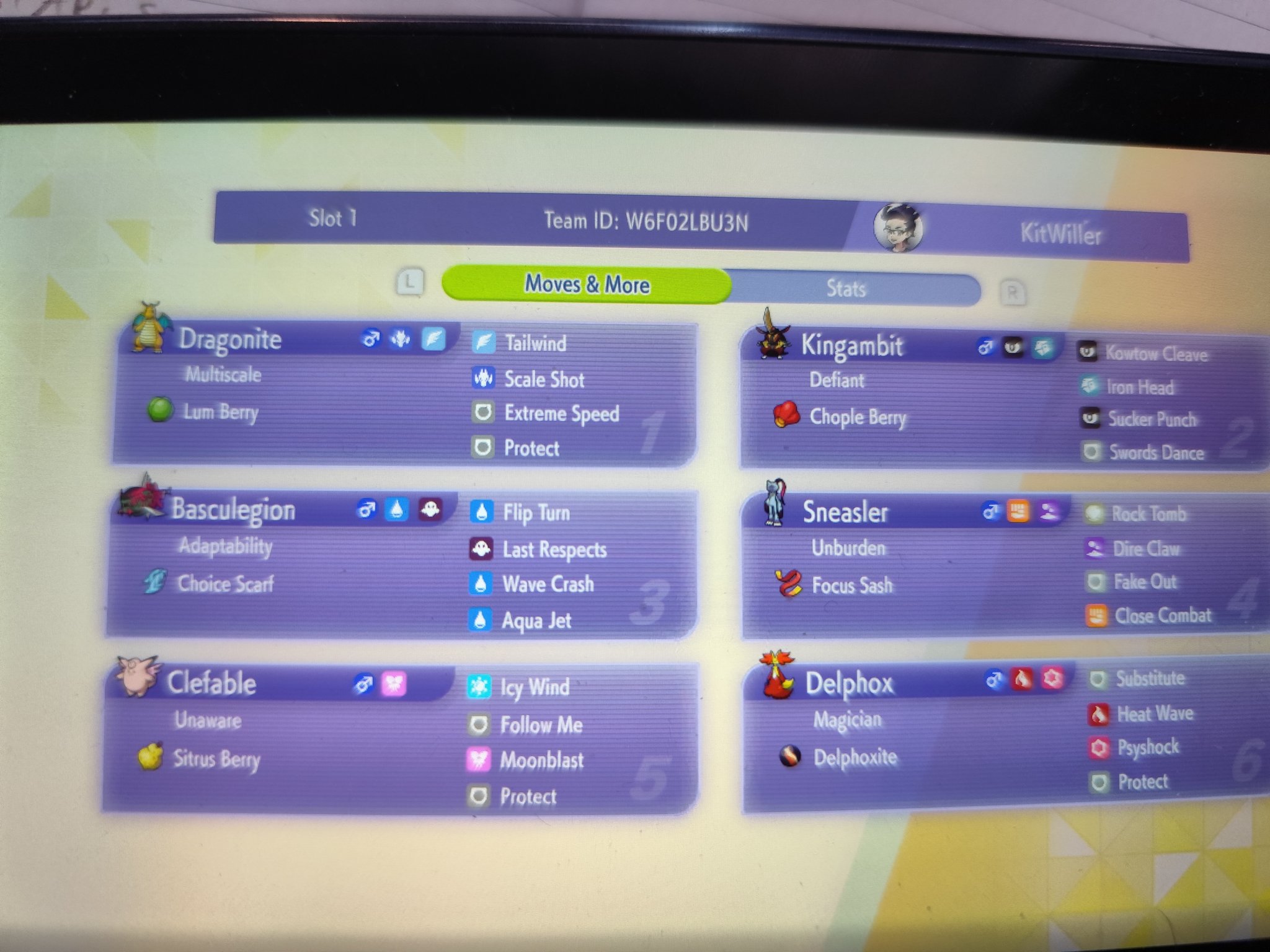 KitWiller's Delphox Balance Team preview