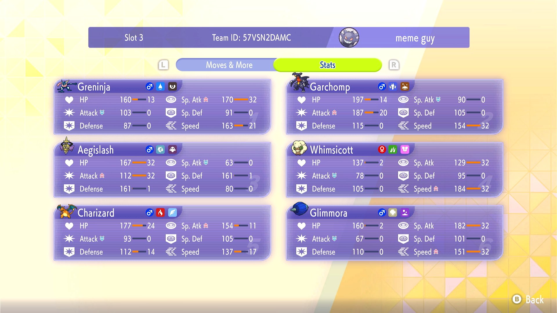 MemeGuy924's Charizard-Y Greninja Team screenshot 3