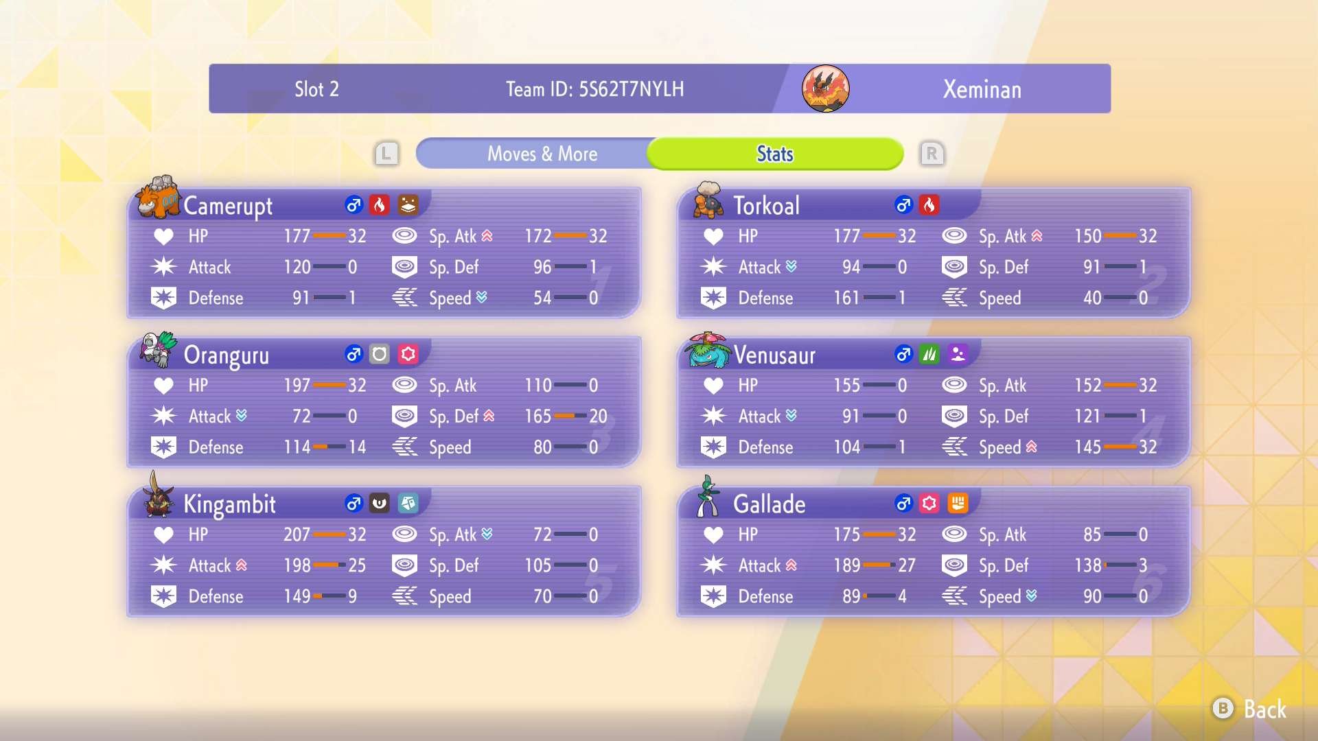 OHKO's Camerupt Hard Trick Room Team screenshot 2