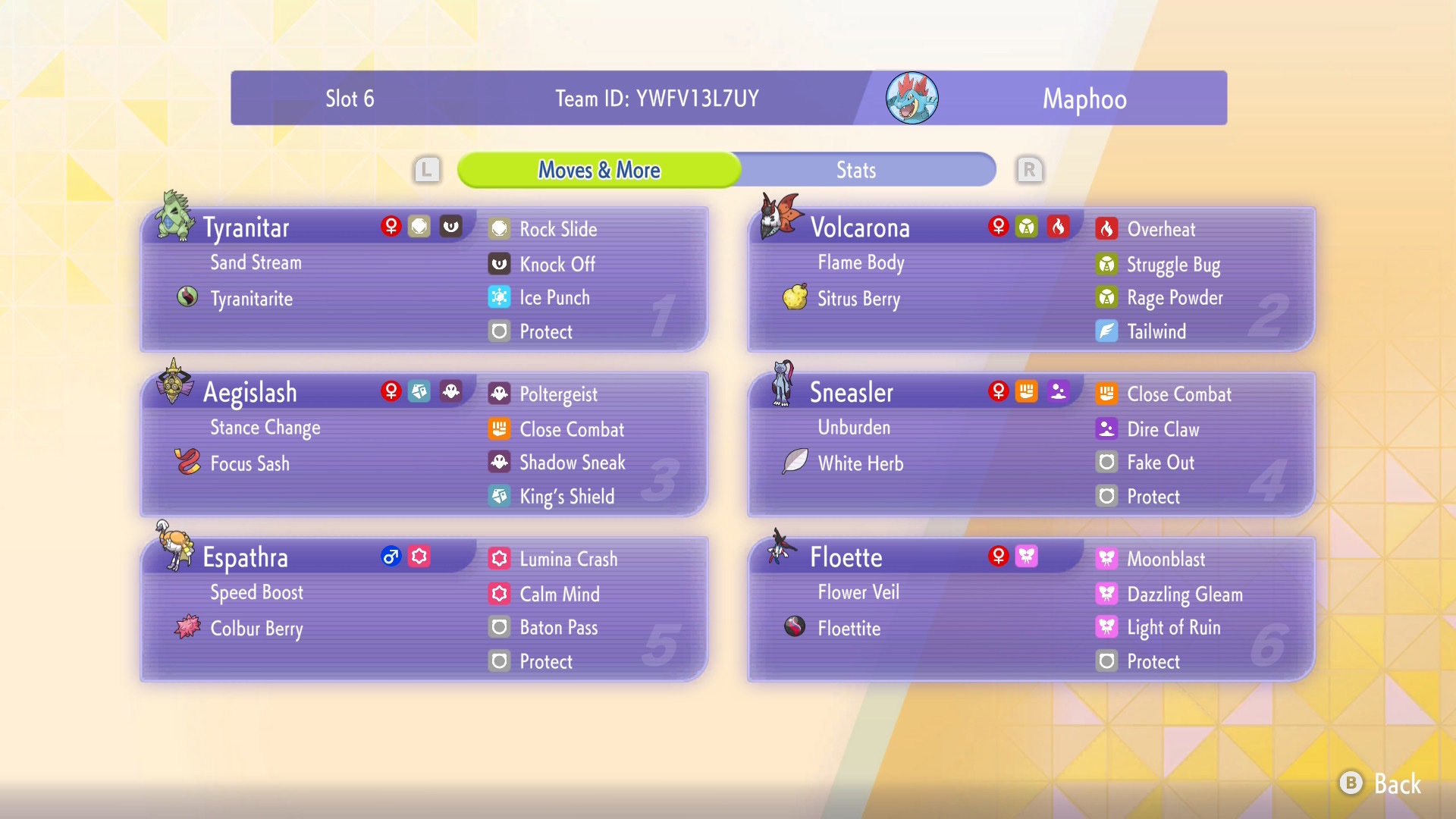 megamaphoo's Floette Tyranitar Team preview
